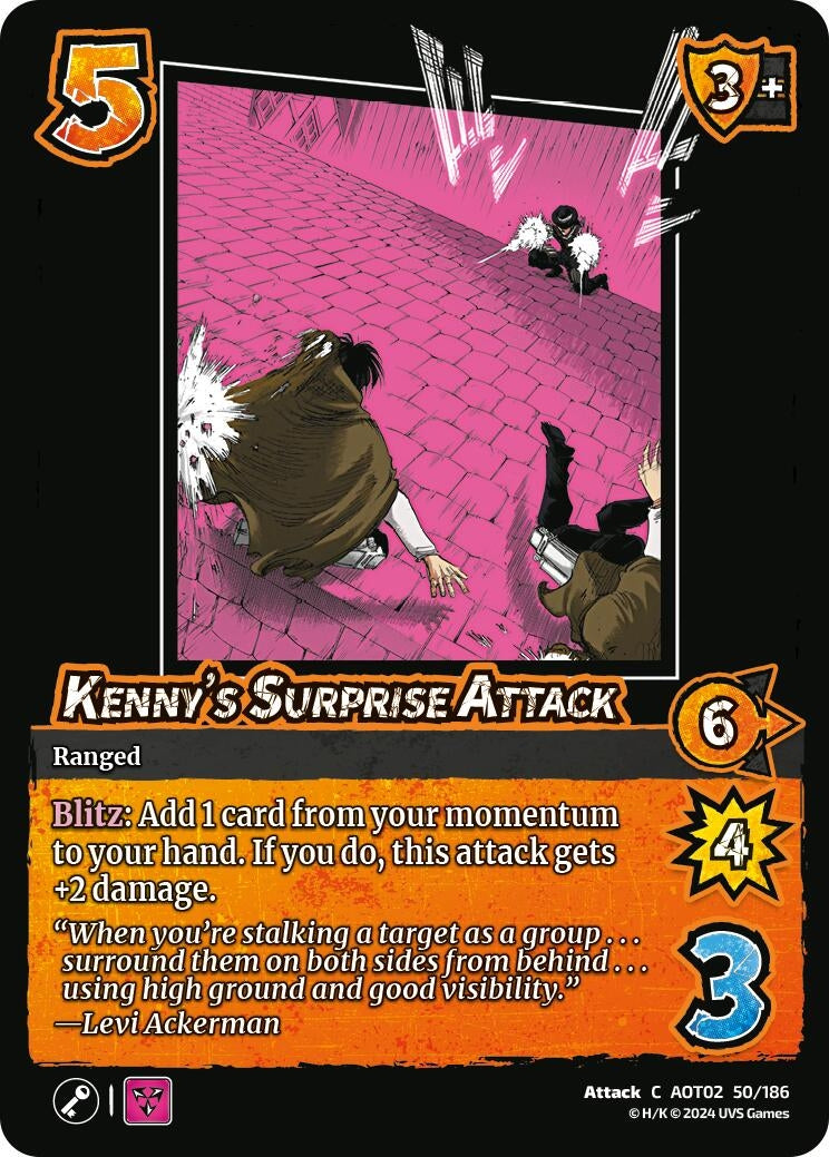 Kenny’s Surprise Attack (50) [AOT02] - UniVersus Single