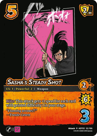 Sasha’s Steady Shot (52) [AOT02] - UniVersus Single