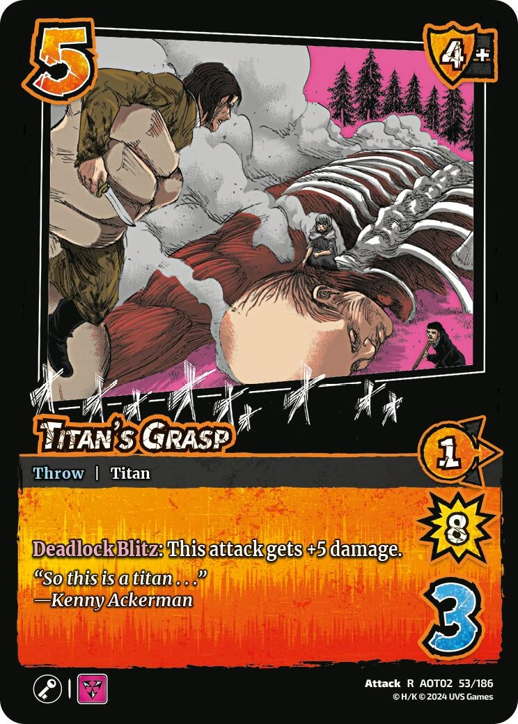 Titan’s Grasp (53) [AOT02] - UniVersus Single