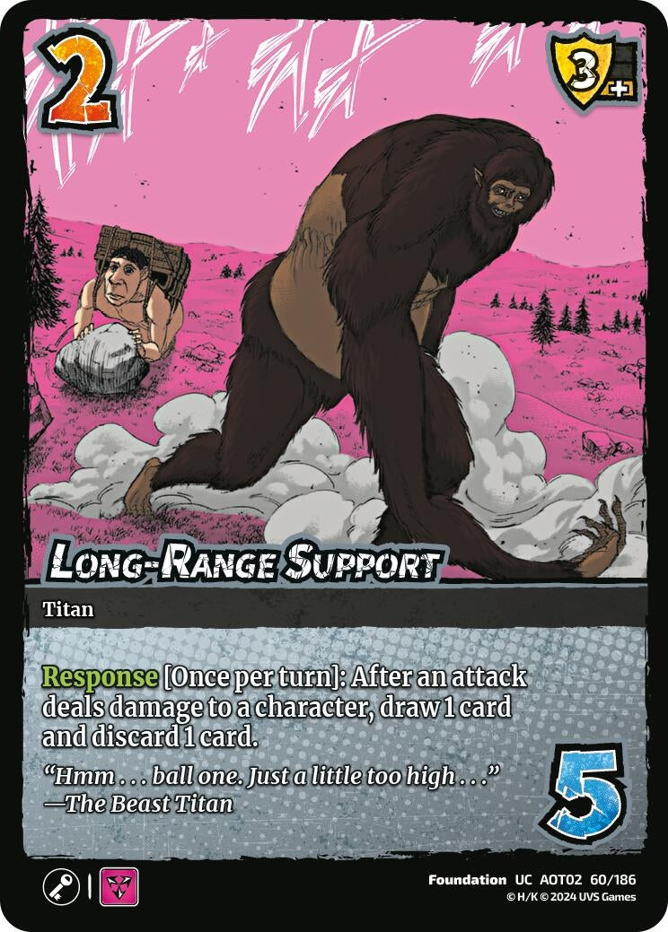 Long-Range Support (60) [AOT02] - UniVersus Single