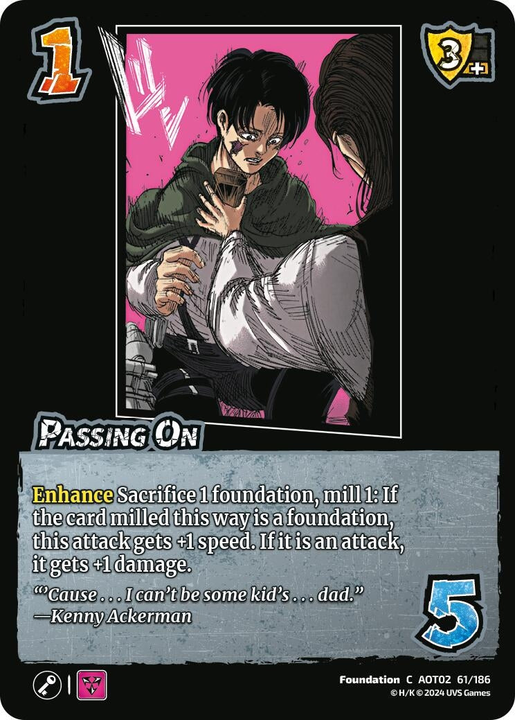 Passing On (61) [AOT02] - UniVersus Single