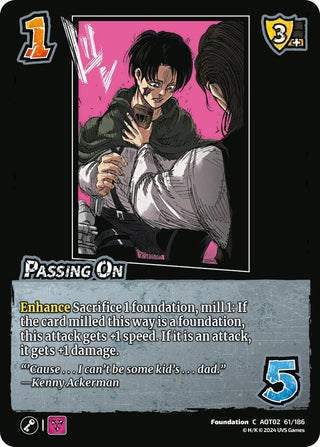 Passing On (61) [AOT02] - UniVersus Single