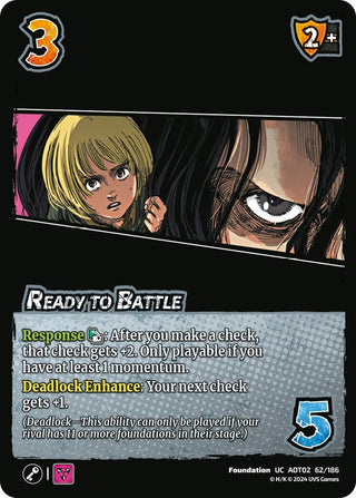 Ready to Battle (62) [AOT02] - UniVersus Single