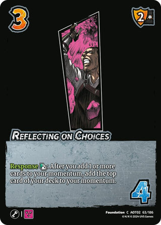Reflecting on Choices (63) [AOT02] - UniVersus Single