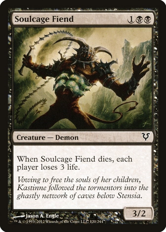 Soulcage Fiend (120) [AVR] - MTG Single