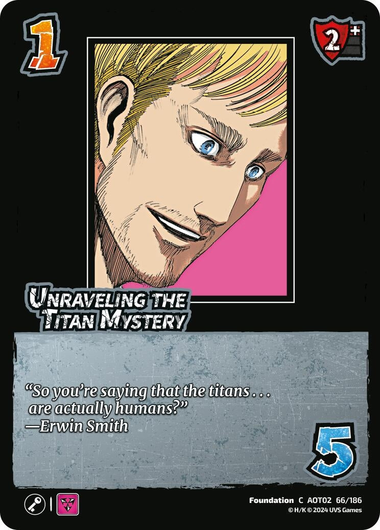 Unraveling the Titan Mystery (66) [AOT02] - UniVersus Single
