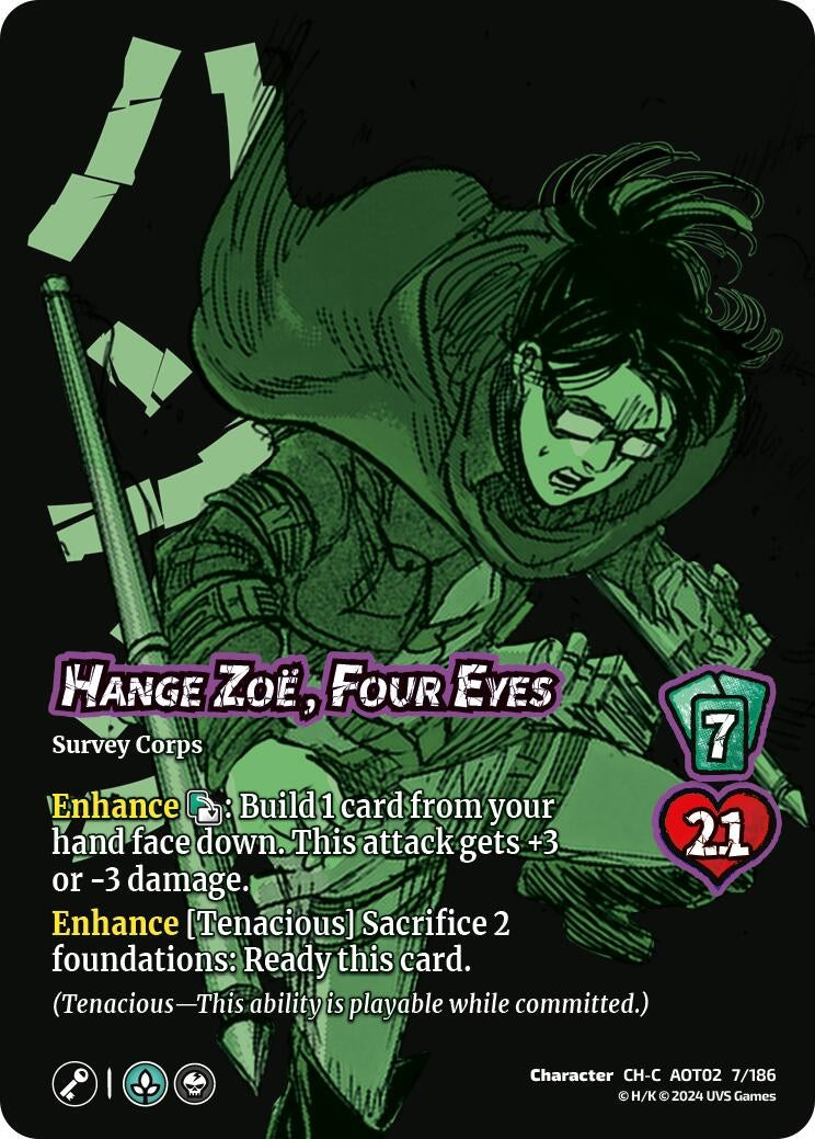 Hange Zoe Four Eyes (7) [AOT02] - UniVersus Single