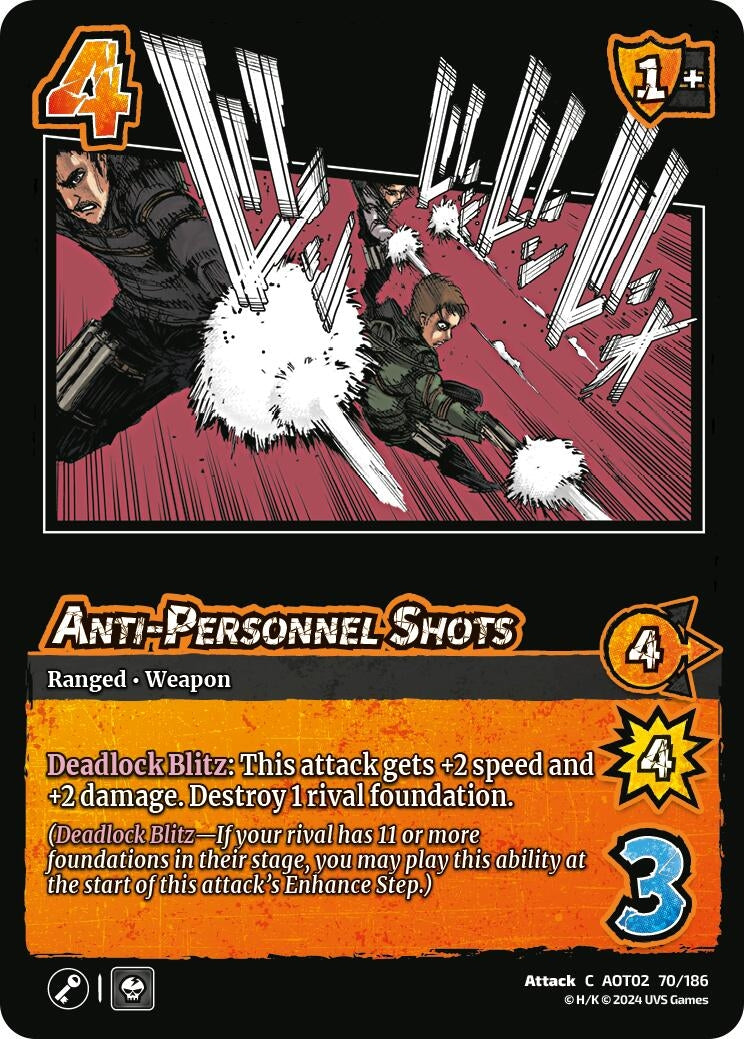 Anti-Personnel Shots (70) [AOT02] - UniVersus Single