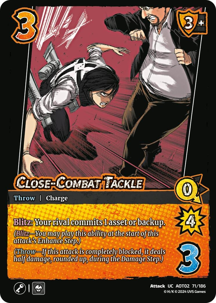 Close-Combat Tackle (71) [AOT02] - UniVersus Single