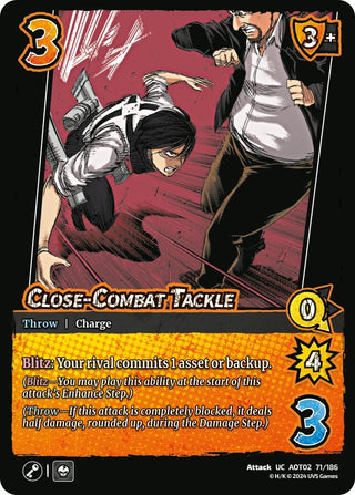 Close-Combat Tackle (71) [AOT02] - UniVersus Single