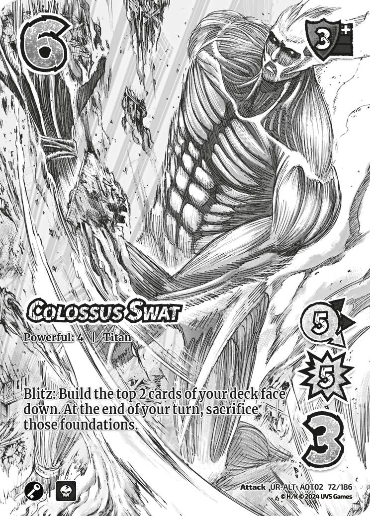 Colossus Swat (Alternate Art) (72) [AOT02] - UniVersus Single