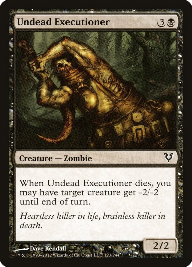 Undead Executioner (123) [AVR] - MTG Single