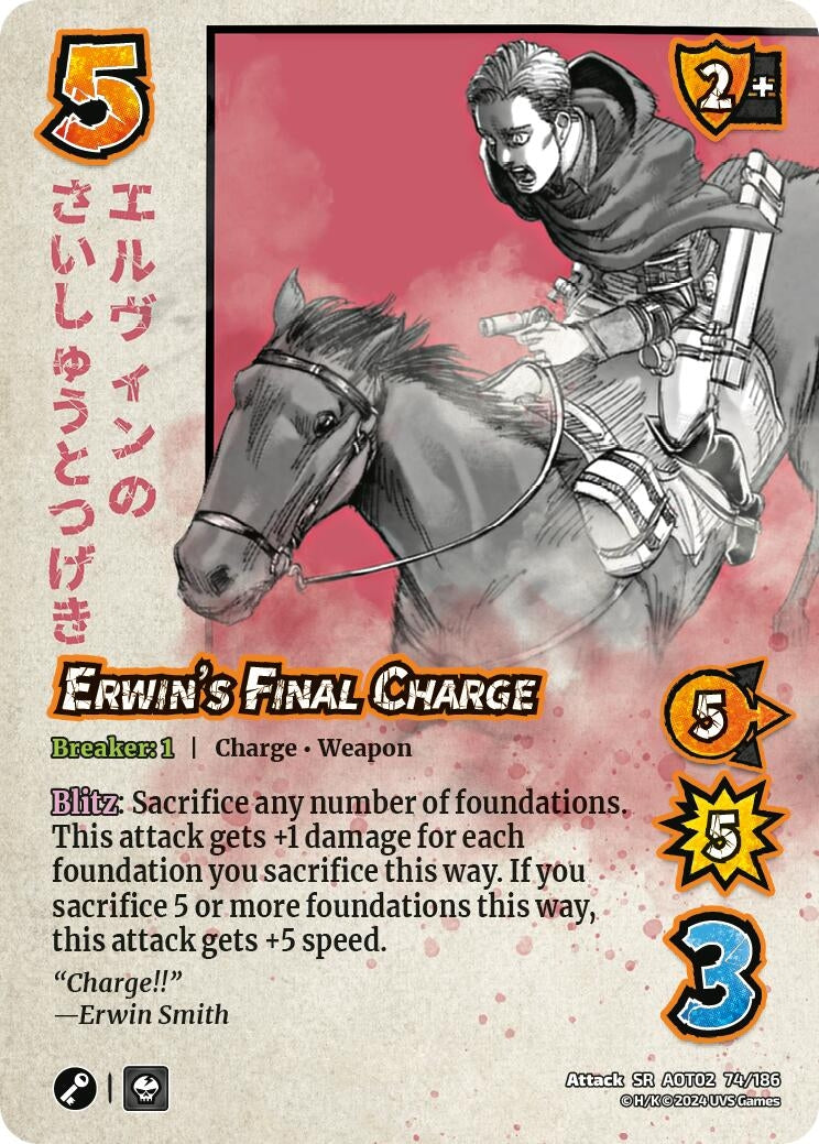 Erwin’s Final Charge (74) [AOT02] - UniVersus Single