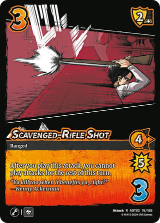 Scavenged-Rifle Shot (76) [AOT02] - UniVersus Single