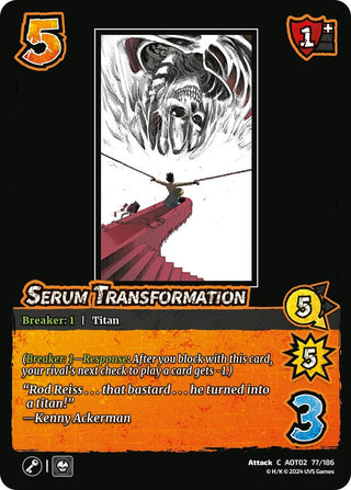 Serum Transformation (77) [AOT02] - UniVersus Single