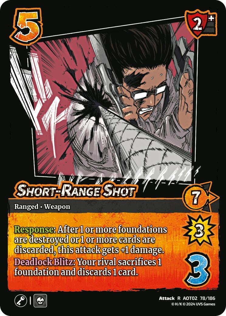 Short-Range Shot (78) [AOT02] - UniVersus Single