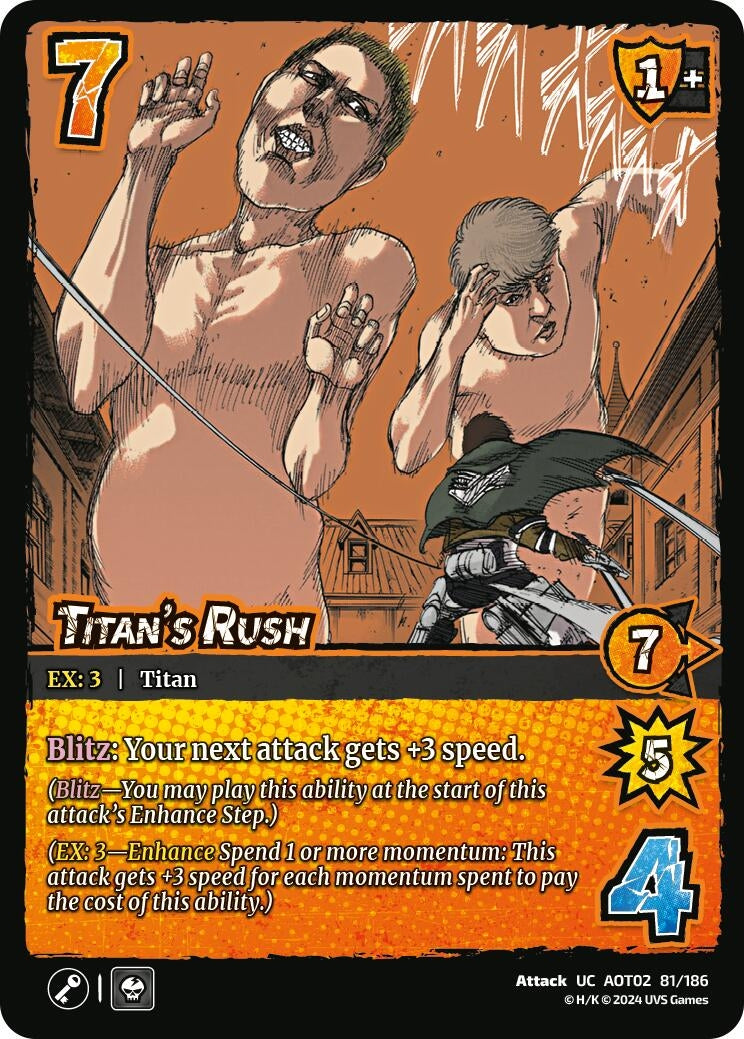 Titan’s Rush (81) [AOT02] - UniVersus Single