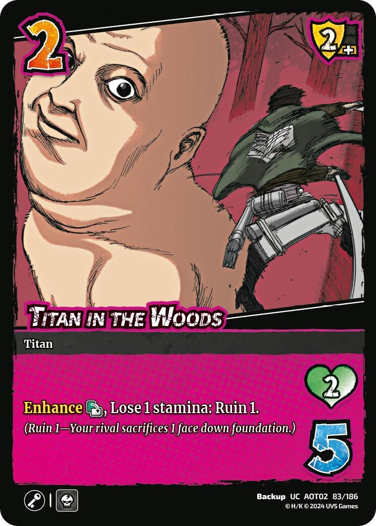 Titan in the Woods (83) [AOT02] - UniVersus Single