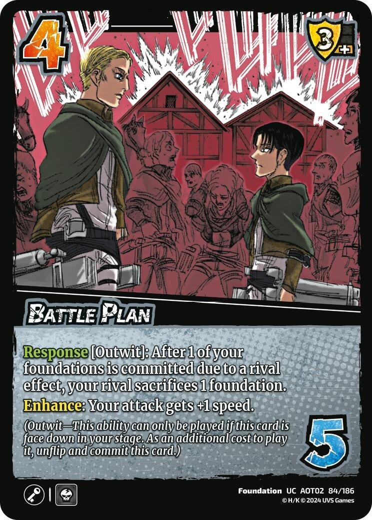 Battle Plan (84) [AOT02] - UniVersus Single