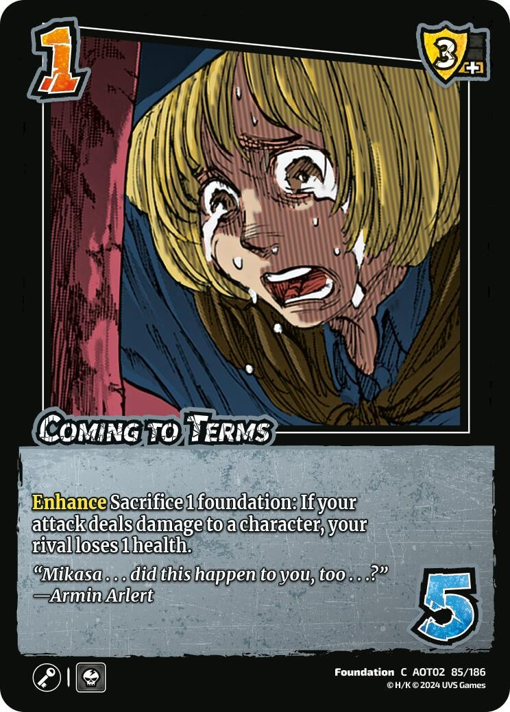 Coming to Terms (85) [AOT02] - UniVersus Single