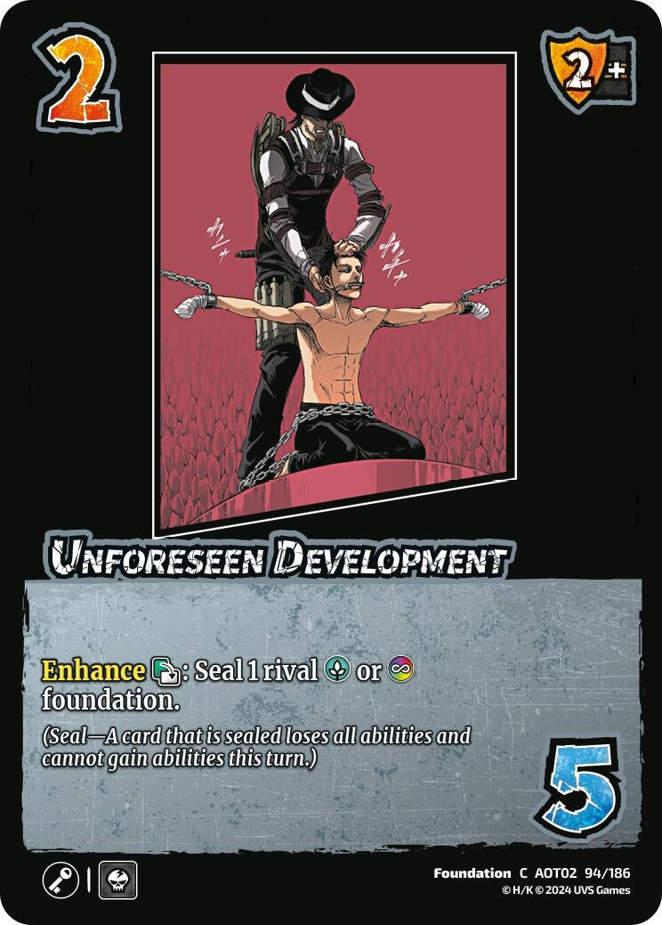 Unforeseen Development (94) [AOT02] - UniVersus Single