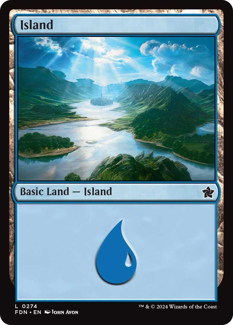 Island (0274) (274) [FDN] - MTG Single