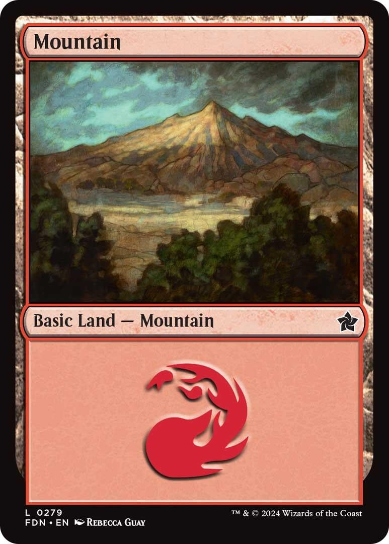 Mountain (0279) (279) [FDN] - MTG Single