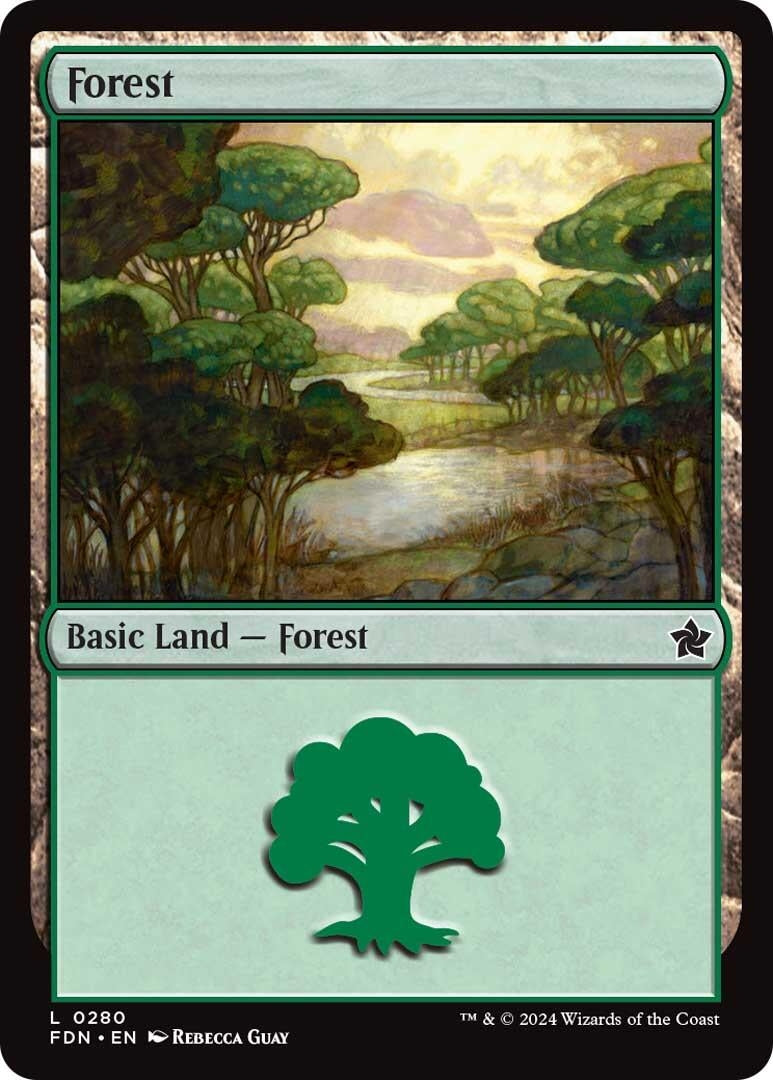 Forest (0280) (280) [FDN] - MTG Single