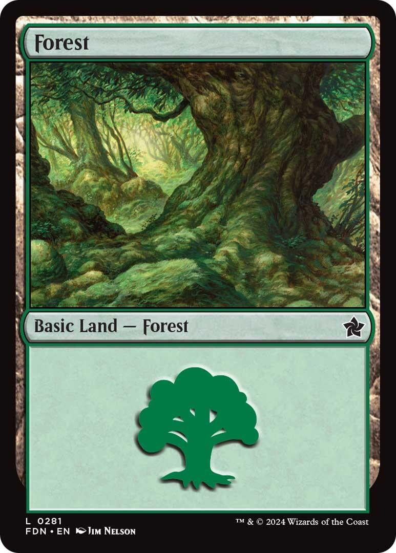 Forest (0281) (281) [FDN] - MTG Single