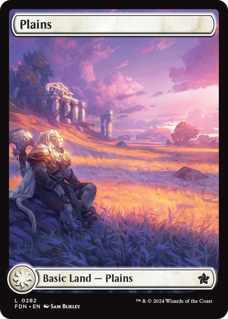 Plains (0282) (282) [FDN] - MTG Single