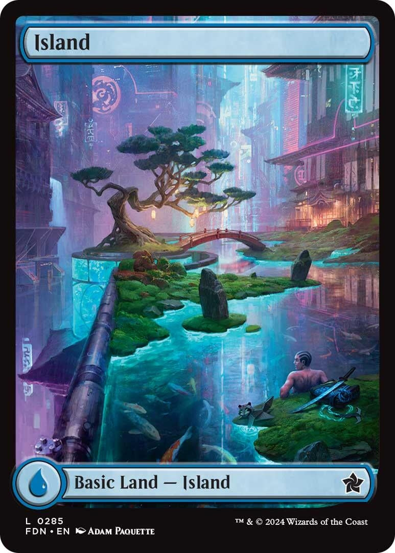 Island (0285) (285) [FDN] - MTG Single