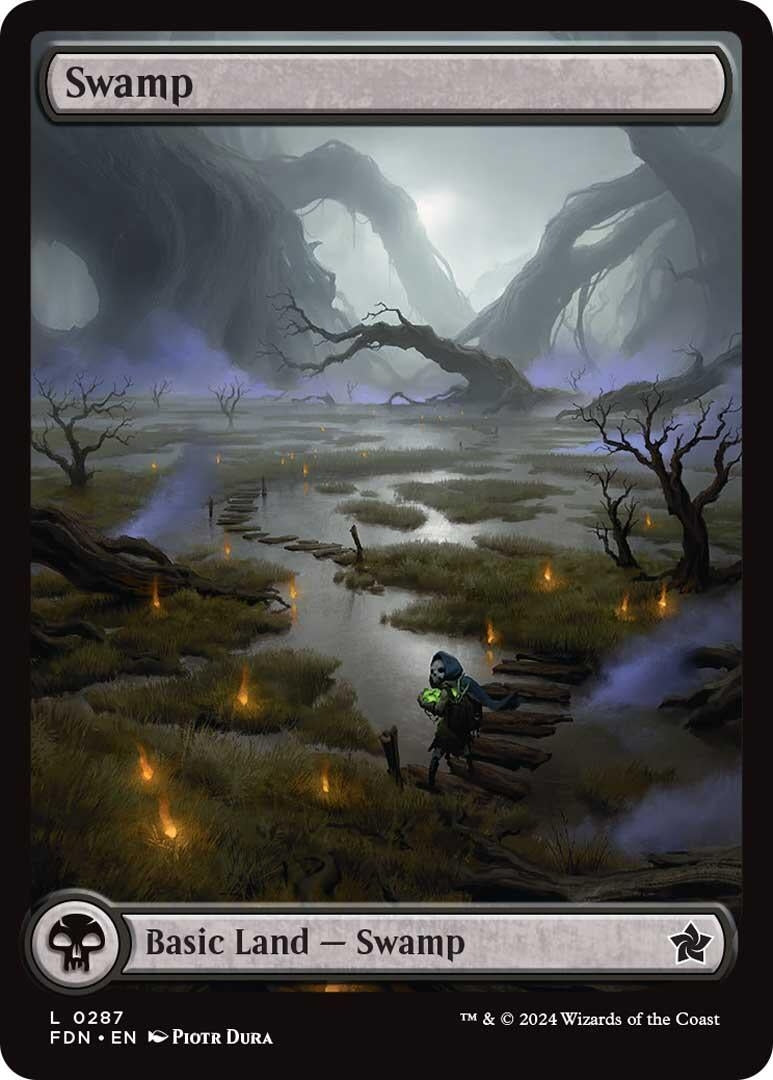 Swamp (0287) (287) [FDN] - MTG Single