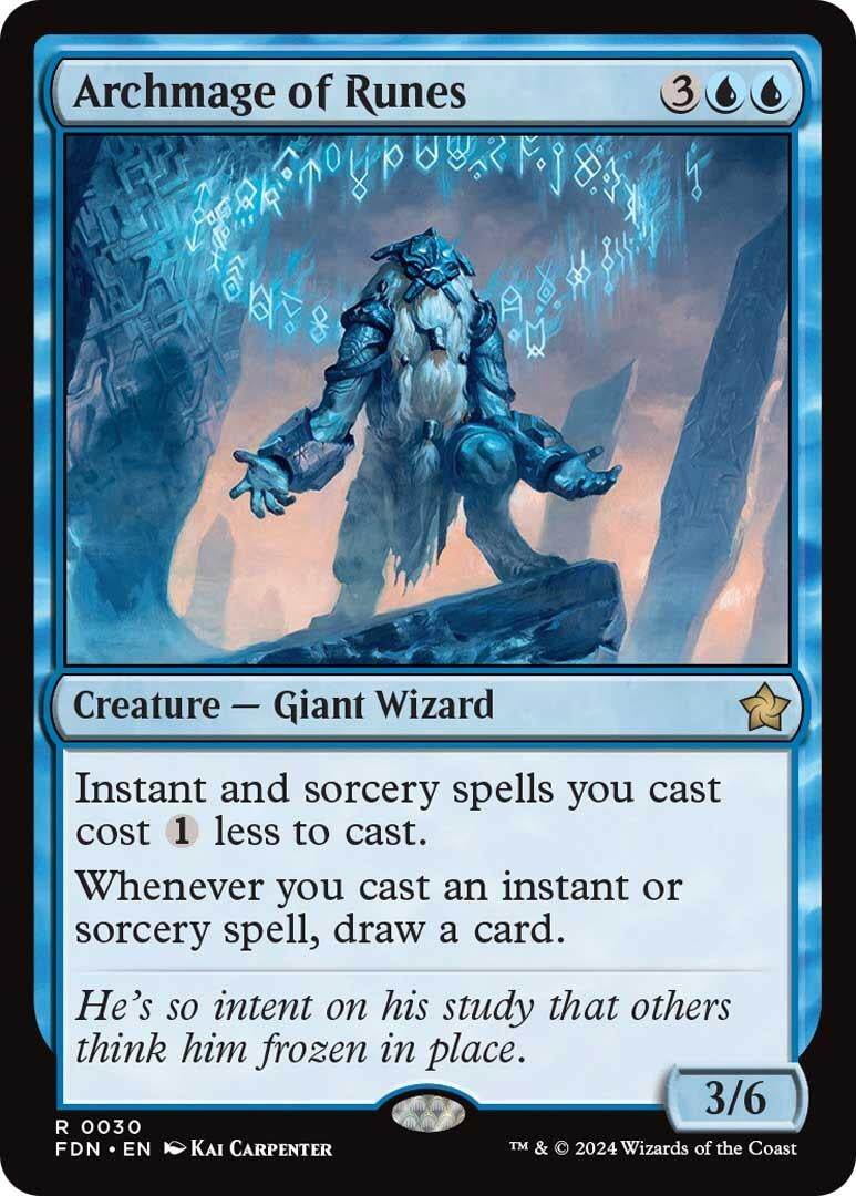Archmage of Runes (30) [FDN] - MTG Single