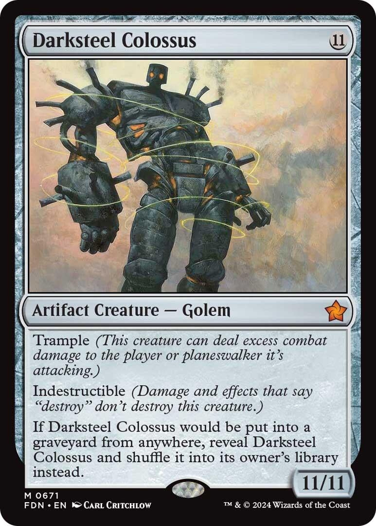 Darksteel Colossus (671) [FDN] - MTG Single