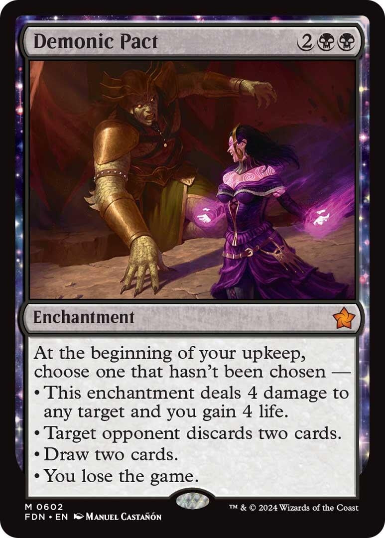 Demonic Pact (602) [FDN] - MTG Single