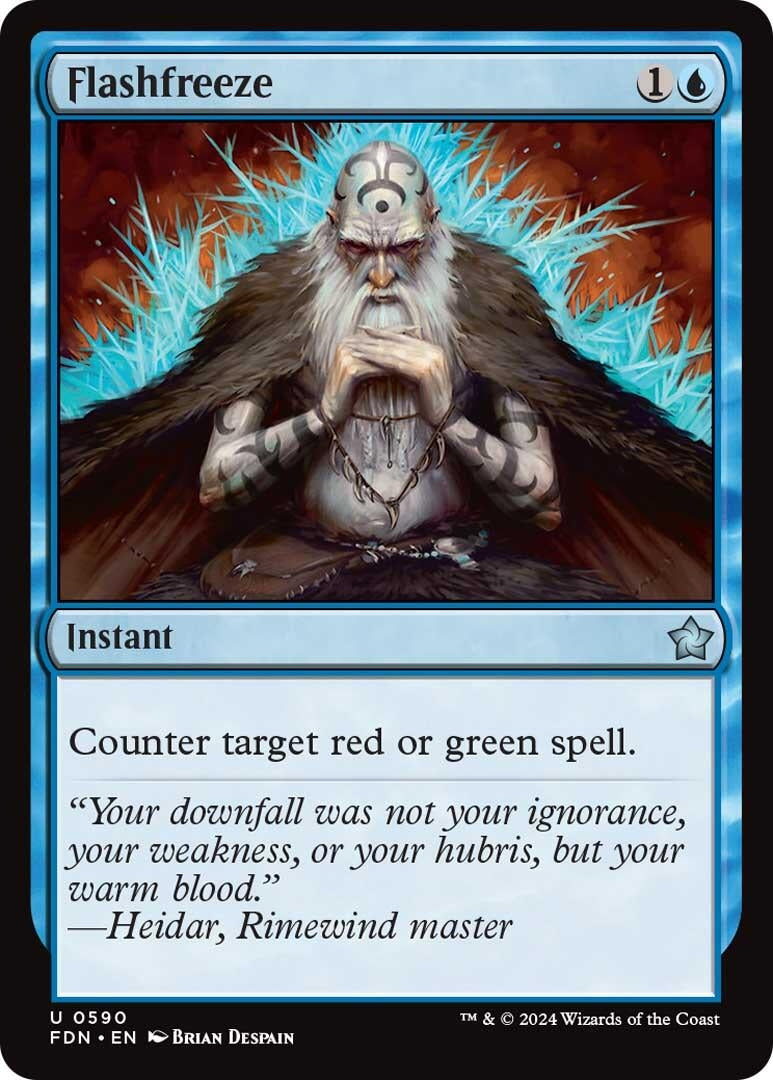 Flashfreeze (590) [FDN] - MTG Single