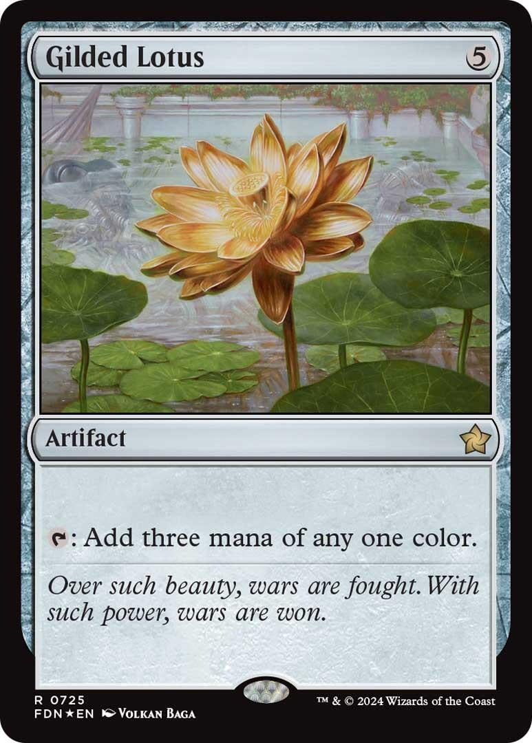 Gilded Lotus (725) [FDN] - MTG Single