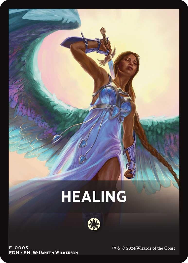 Healing Theme Card (3) [FDN] - MTG Single