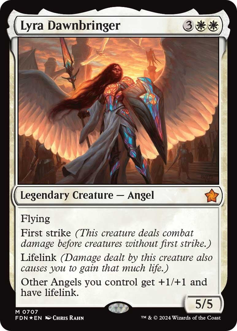 Lyra Dawnbringer (707) [FDN] - MTG Single