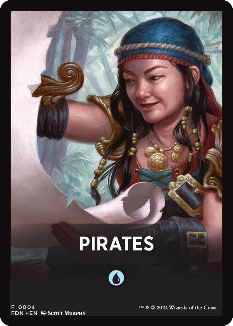 Pirates Theme Card (4) [FDN] - MTG Single