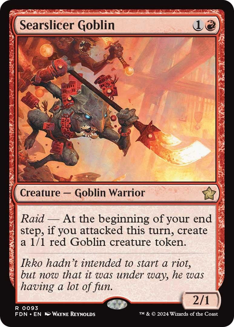 Searslicer Goblin (93) [FDN] - MTG Single