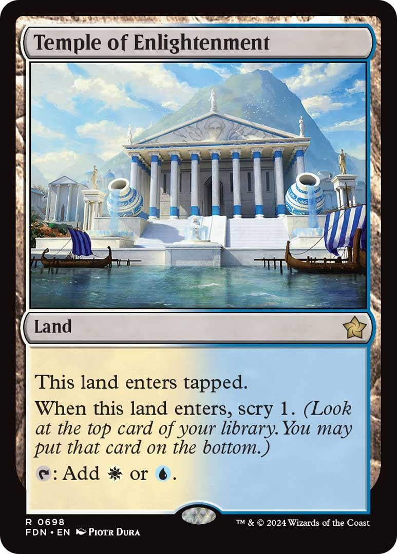 Temple of Enlightenment (698) [FDN] - MTG Single