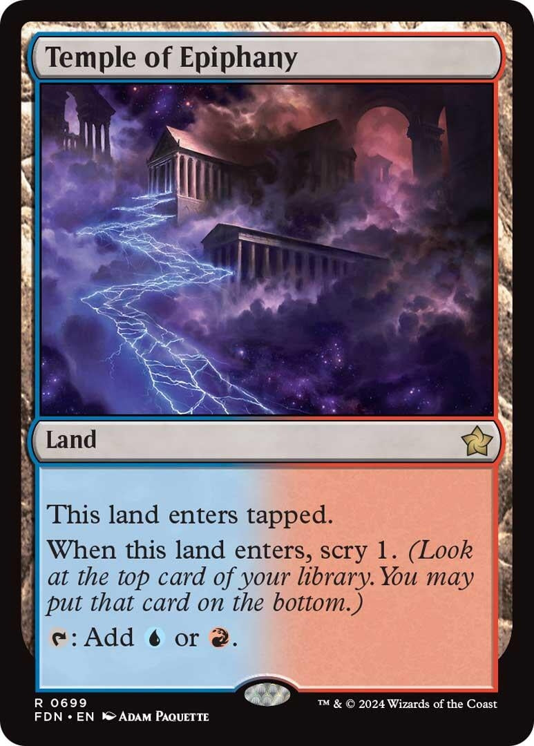 Temple of Epiphany (699) [FDN] - MTG Single