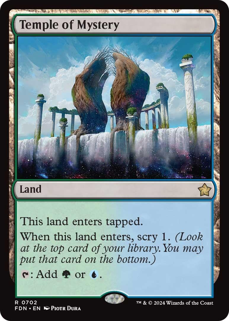 Temple of Mystery (702) [FDN] - MTG Single