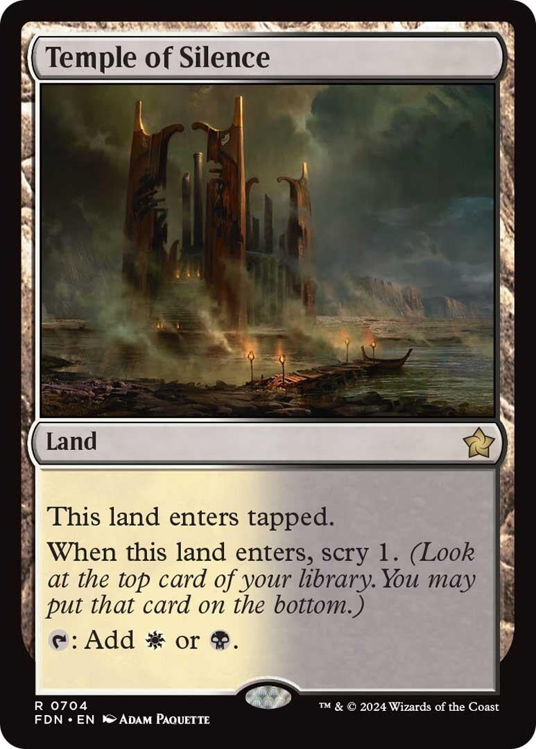 Temple of Silence (704) [FDN] - MTG Single