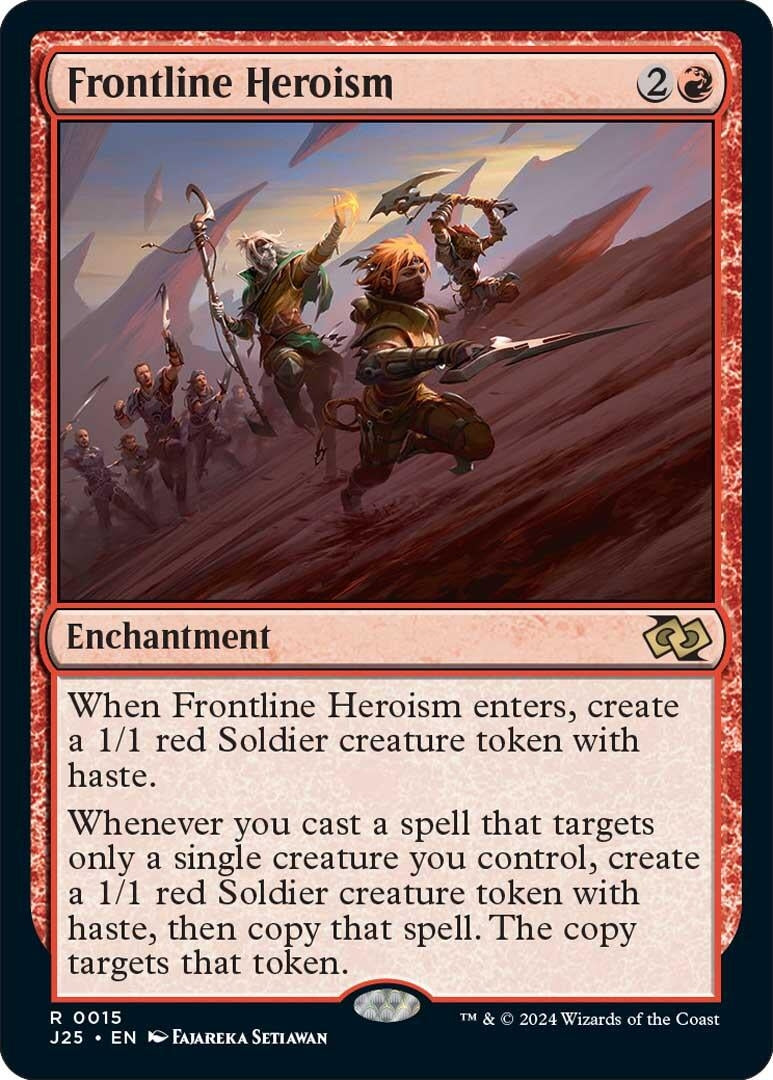 Frontline Heroism (15) [J25] - MTG Single