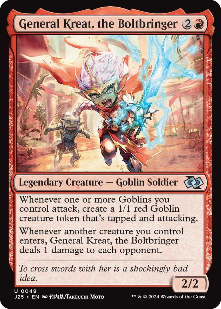 General Kreat the boltbringer (48) [J25] - MTG Single