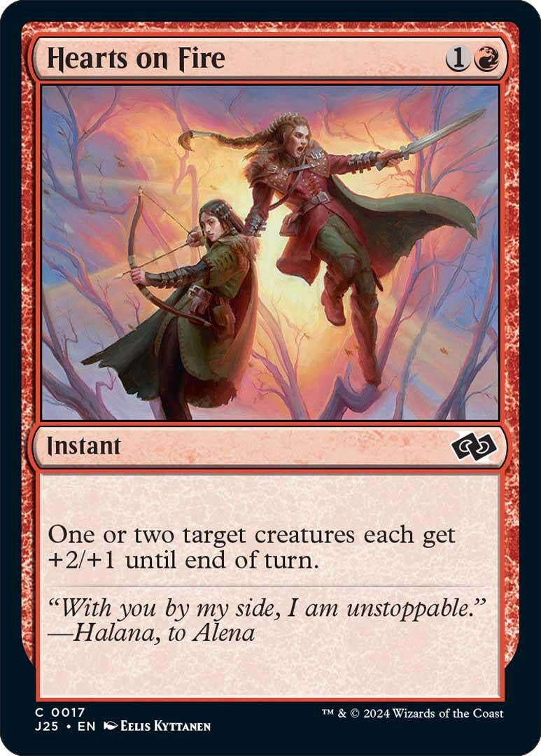 Hearts on Fire (17) [J25] - MTG Single