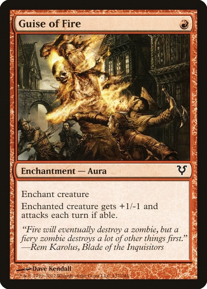 Guise of Fire (137) [AVR] - MTG Single