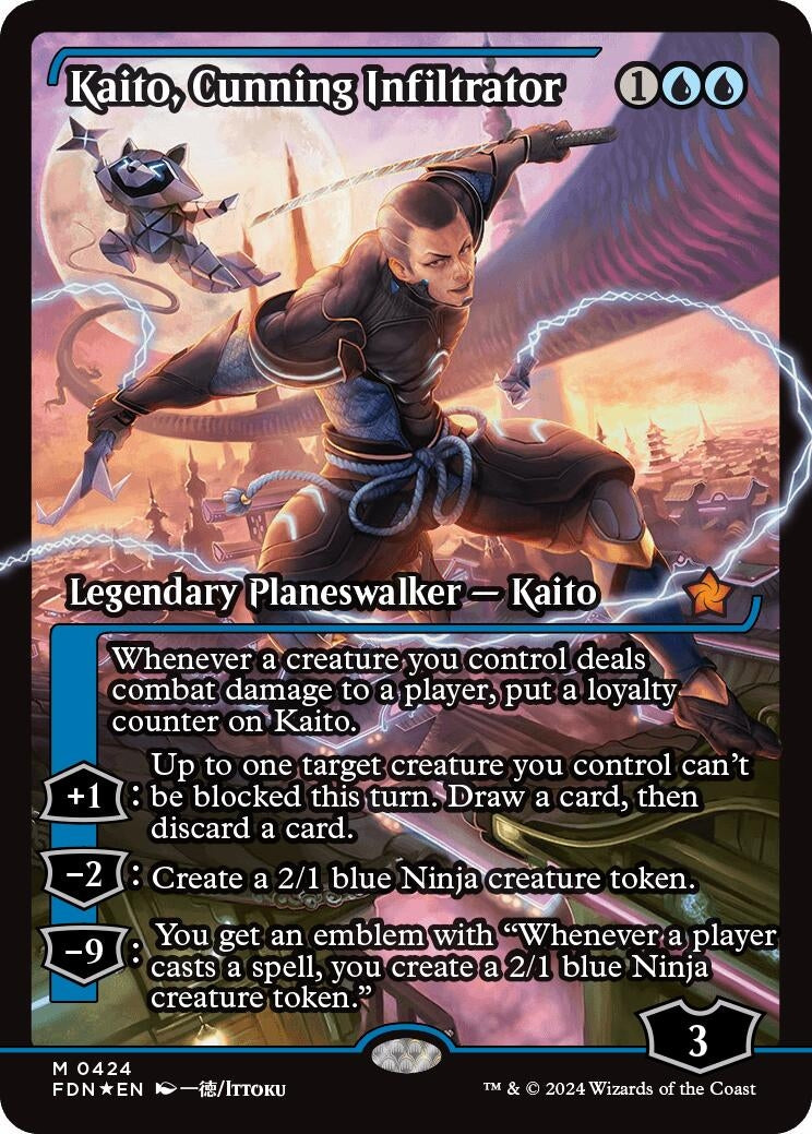 Keito Cunning Infiltrator (Showcase) (424) [FDN] - MTG Single